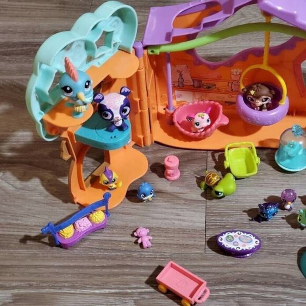 Littlest pet shop lot panda hamster monkey 2007 vintage pet clubhouse - Picture 7 of 13